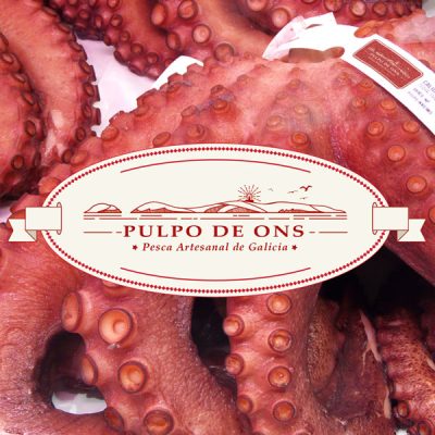 Pulpo gallego congelado a domicilio, pulpo de ons